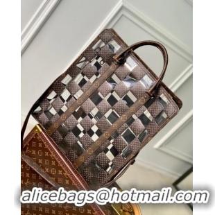 Famous Brand Louis Vuitton Sac Plat Tote Bag in Monogram Chess Canvas and PVC M20866 2023