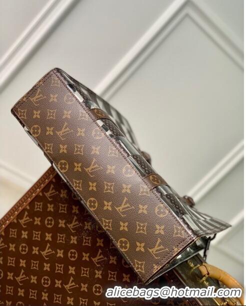 Famous Brand Louis Vuitton Sac Plat Tote Bag in Monogram Chess Canvas and PVC M20866 2023