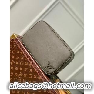 Super Quality Louis Vuitton Toiletry Bag in Black LV Aerogram Leather M20912 Grey 2023