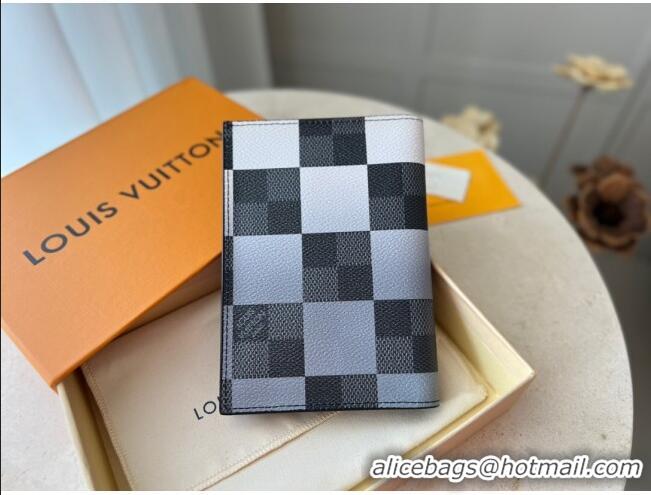 Trendy Design Louis Vuitton Damier Graphite Giant Passport Cover 0106 Grey 2023