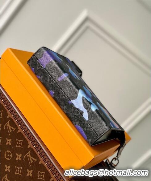 Promotional Louis Vuitton Gaston Wearable Wallet in Sunrise Monogram Eclipse Canvas M81753 2023