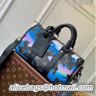 Grade Quality Louis Vuitton Keepall 25 Bag in Sunrise Monogram Eclipse Canvas M21430 2023