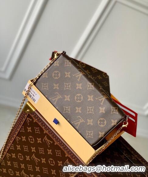 Good Product Louis Vuitton Vivienne Félicie Pochette Mini bag M81857 Monogram Canvas/Red 2022