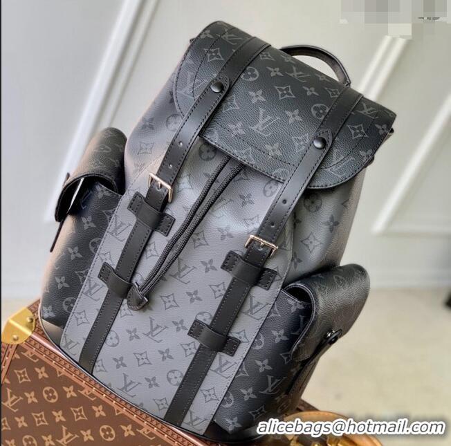 Hot Sell Cheap Louis Vuitton Christopher PM Backpack Bag in Monogram Eclipse Reverse Canvas M46331 2023