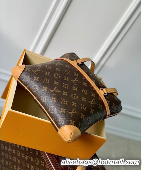 AAAAA Discount Louis Vuitton Vintage Monogram Canvas Coussin Shoulder Bag M51141 Nude 2023