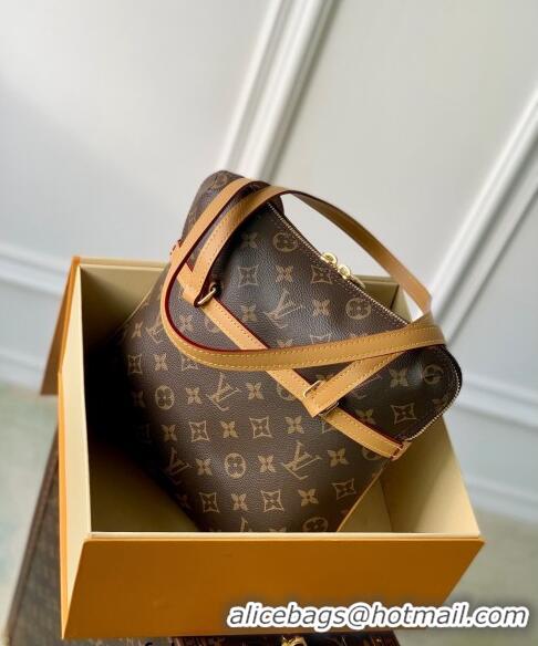 AAAAA Discount Louis Vuitton Vintage Monogram Canvas Coussin Shoulder Bag M51141 Nude 2023