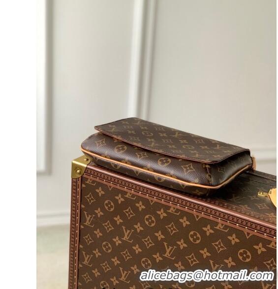 Well Crafted Louis Vuitton Monogram Canvas Vintage Boulogne Crossbody Bag M51275 Nude 2022