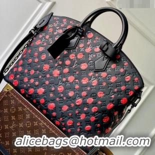 Unique Grade Louis Vuitton LVxYK Lock It Bag with Red Dots in Black Monogram Leather M21676 2023