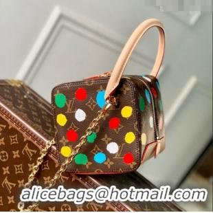 Good Product Louis Vuitton LVxYK Square Mini Bag with Painted Dots in Monogram Canvas M46450 2023