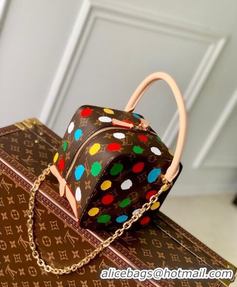 Good Product Louis Vuitton LVxYK Square Mini Bag with Painted Dots in Monogram Canvas M46450 2023