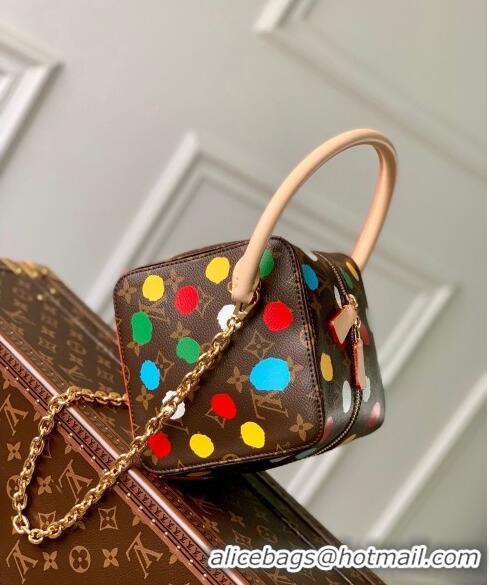 Good Product Louis Vuitton LVxYK Square Mini Bag with Painted Dots in Monogram Canvas M46450 2023