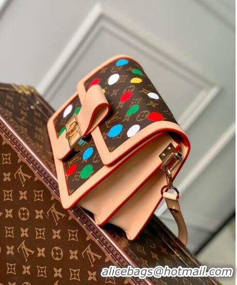 Reasonable Price Louis Vuitton LVxYK Dauphine MM Bag with Painted Dots in Monogram Canvas M46432 2023