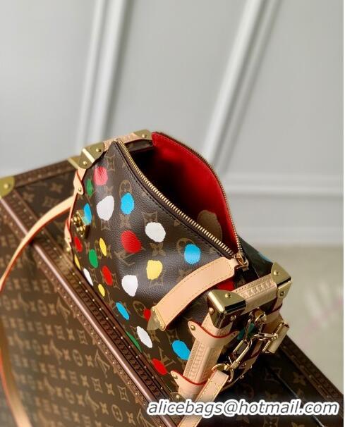 Reasonable Price Louis Vuitton LVxYK Dauphine MM Bag with Painted Dots in Monogram Canvas M46432 2023