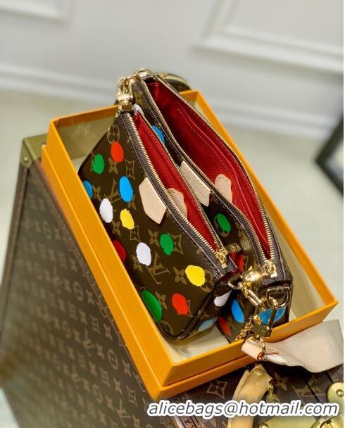 Promotional Louis Vuitton LV X YK Multi Pochette Accessoires in Monogram Dots print Canvas M46385 2023