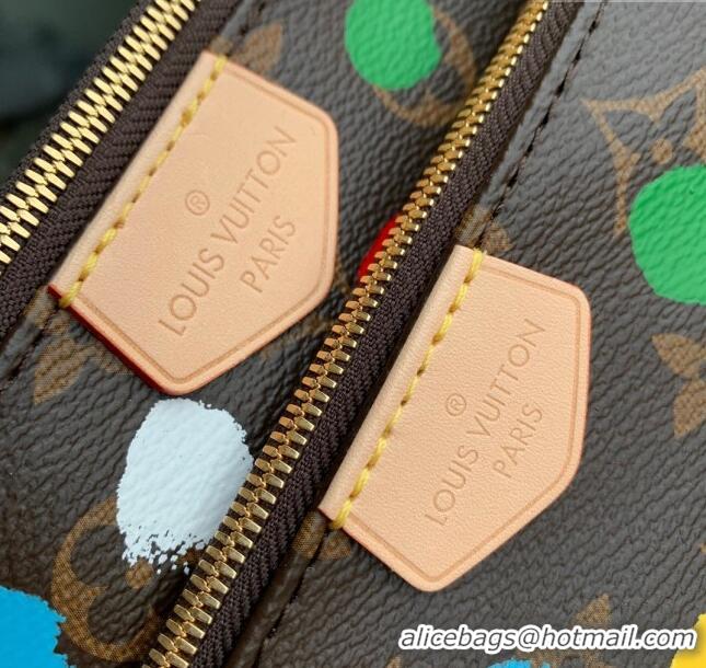 Promotional Louis Vuitton LV X YK Multi Pochette Accessoires in Monogram Dots print Canvas M46385 2023