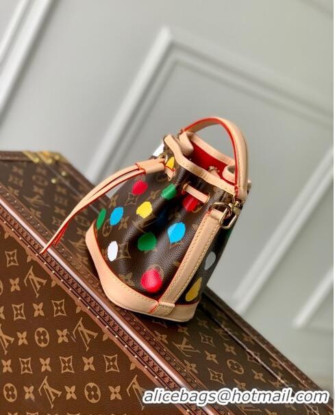 Promotional Louis Vuitton LV X YK Nano Noé Bucket Bag in Monogram Dots print Canvas M81863 2023