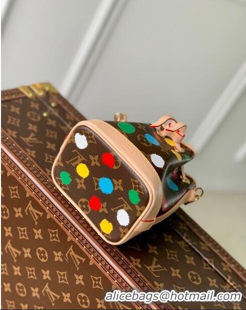 Promotional Louis Vuitton LV X YK Nano Noé Bucket Bag in Monogram Dots print Canvas M81863 2023