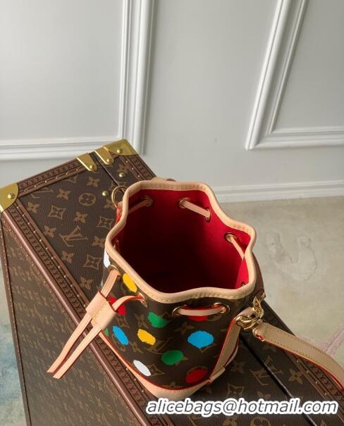 Promotional Louis Vuitton LV X YK Nano Noé Bucket Bag in Monogram Dots print Canvas M81863 2023