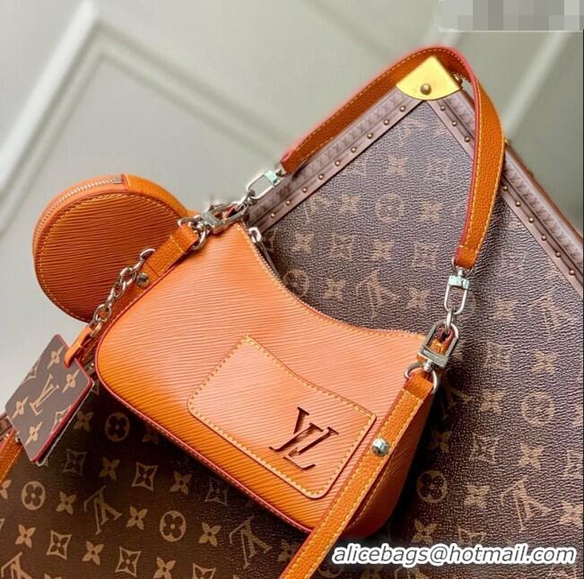 Most Popular Louis Vuitton Marellini Mini Bag in Epi Leather M21091 Brown 2023