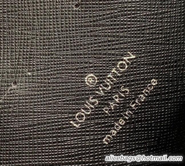 Most Popular Louis Vuitton Pochette Kasai Clutch in Black Taiga Leather M33409 2023