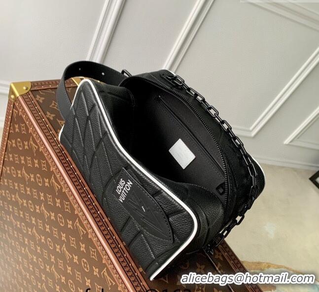 Buy Promotional Louis Vuitton Dopp Kit Toiletry Bag in Black Taurillon Leather M81849 2023