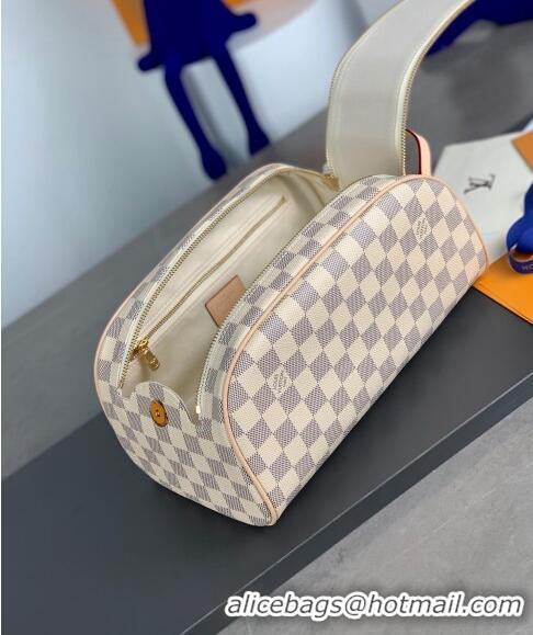 Big Discount Louis Vuitton King Size Toiletry Bag N47528 Damier Azur Canvas 2023