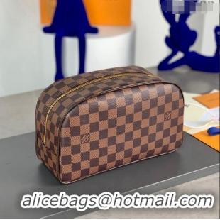 Shop Inexpensive Louis Vuitton Toiletry Bag 25 N47527 Monogram Damier Canvas 2023