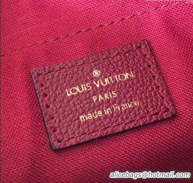 Good Product Louis Vuitton Pallas Clutch with Chain in Monogram Canvas M41638 Fuchsia 2023