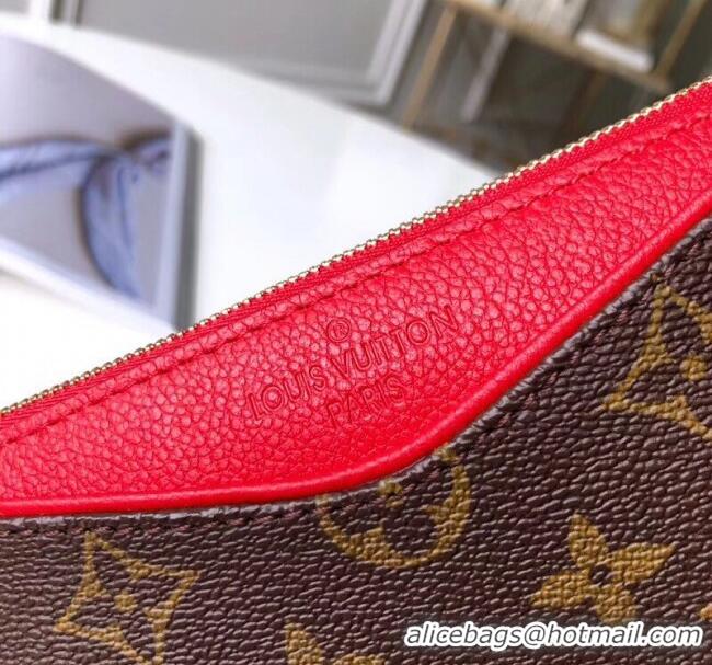 Top Quality Louis Vuitton Pallas Clutch with Chain in Monogram Canvas M41638 Red 2023