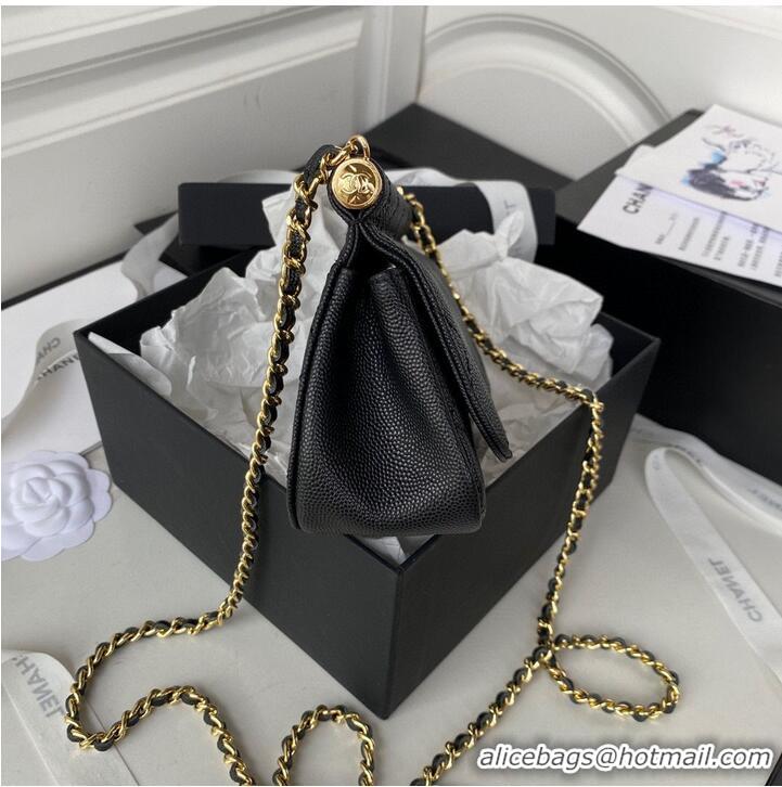 Promotional Chanel Original Caviar Leather Mini Clutch with Chain Bag AP3008 Black