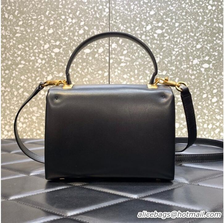 Most Popular VALENTINO ONE STUD mini sheepskin shoulder bag WB0L13M black&gold