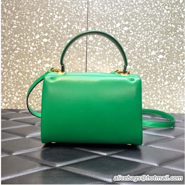 Good Product VALENTINO ONE STUD mini sheepskin shoulder bag WB0L13M green