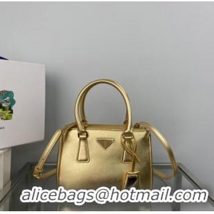 Best Price Prada Galleria Saffiano leather mini-bag 1BA906 Platinum