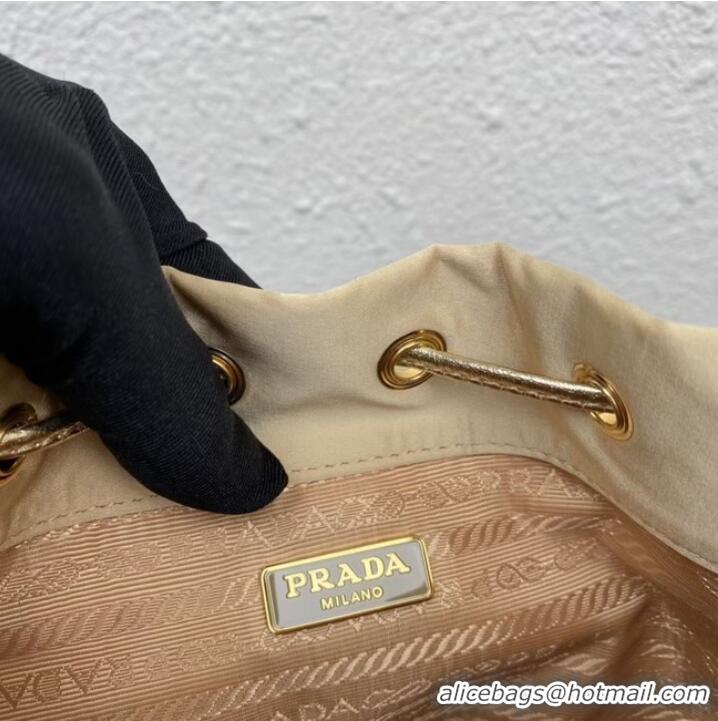 Reasonable Price Prada Satin mini-bag with crystals 1BE067 Platinum