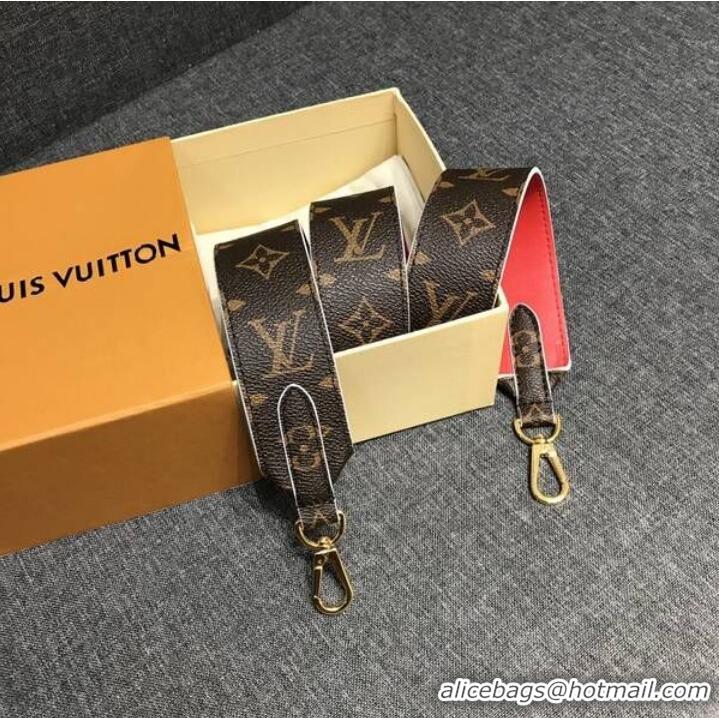 Good Taste Louis Vuitton Monogram Canvas Strap 97CM Red Jo2284M20