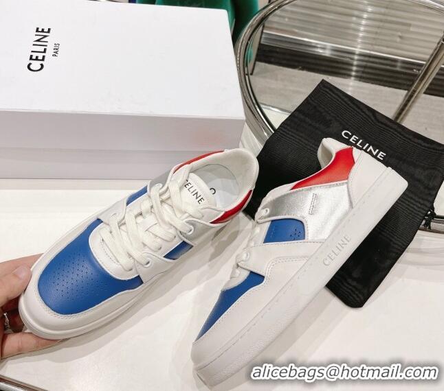 Duplicate Celine CT-04 Trainer Low Lace-up Sneakers in Calfskin Multicolor 020728