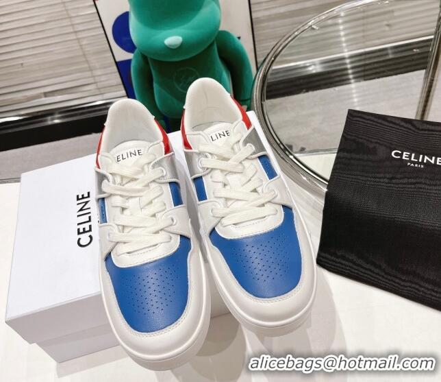 Duplicate Celine CT-04 Trainer Low Lace-up Sneakers in Calfskin Multicolor 020728