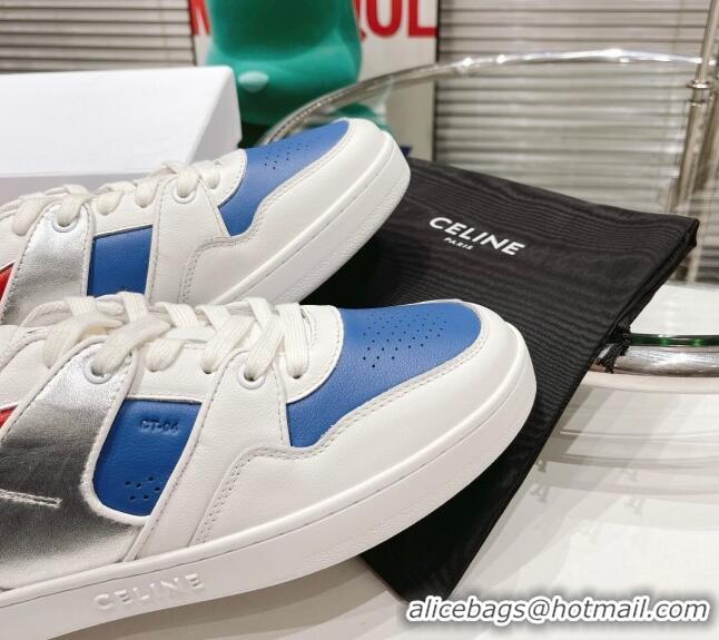 Duplicate Celine CT-04 Trainer Low Lace-up Sneakers in Calfskin Multicolor 020728