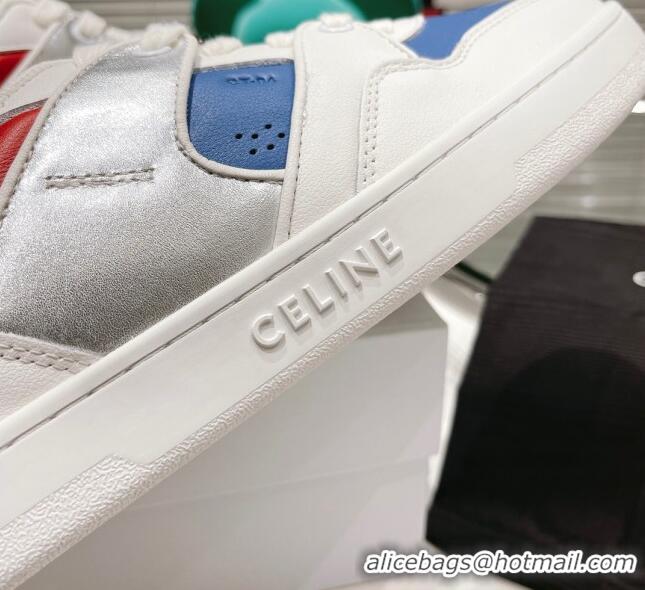 Duplicate Celine CT-04 Trainer Low Lace-up Sneakers in Calfskin Multicolor 020728