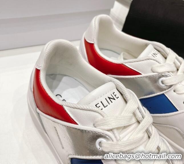 Duplicate Celine CT-04 Trainer Low Lace-up Sneakers in Calfskin Multicolor 020728