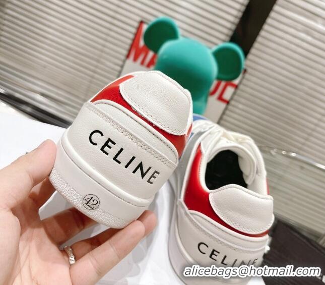 Duplicate Celine CT-04 Trainer Low Lace-up Sneakers in Calfskin Multicolor 020728