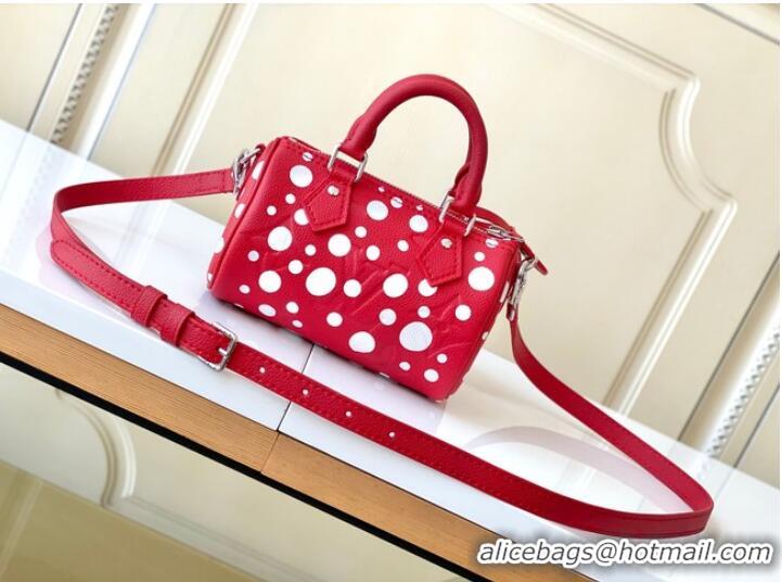 Good Product Louis Vuitton LV X YK NANO SPEEDY M81910 red