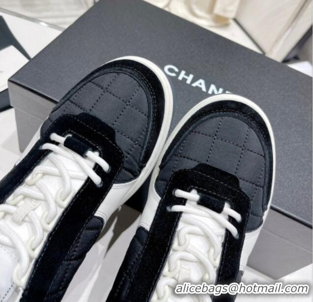 Cheap Price Chanel Quilted Fabric Sneakers G39802 Black