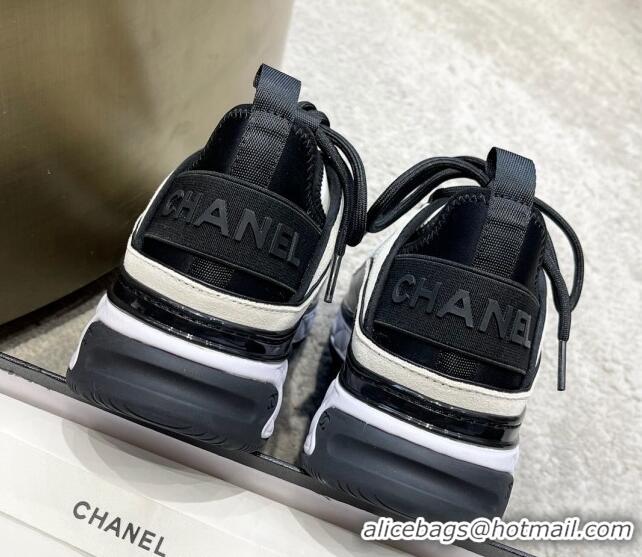 Lowest Cost Chanel Mesh & Suede Sneakers G39070 White 122275