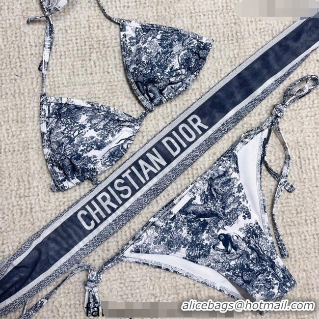 Famous Brand Dior Swimwear 0214 Blue 2023