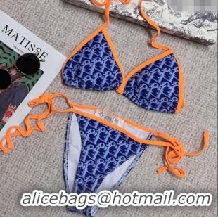 Grade Design Dior Oblique Swimwear 021413 Blue/Orange 2023