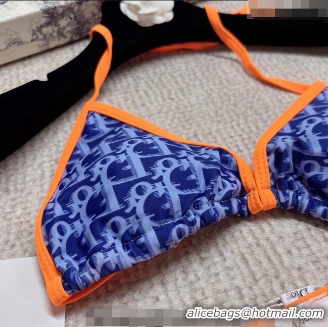 Grade Design Dior Oblique Swimwear 021413 Blue/Orange 2023