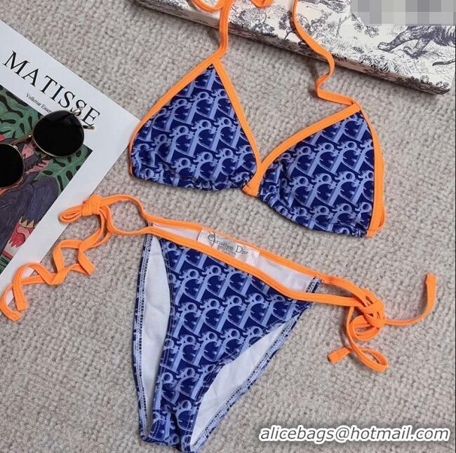 Grade Design Dior Oblique Swimwear 021413 Blue/Orange 2023