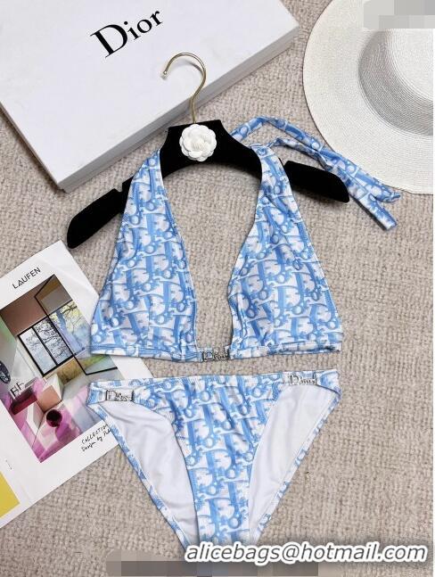 ​Famous Brand Dior Oblique Swimwear 021417 Blue 2023