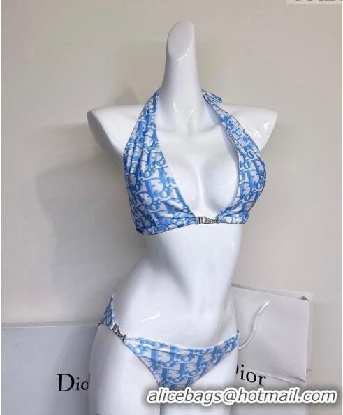 ​Famous Brand Dior Oblique Swimwear 021417 Blue 2023